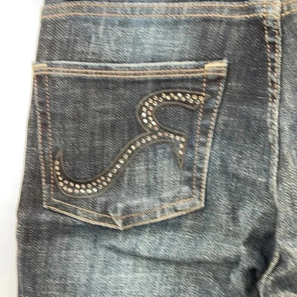 Rock & Republic Women’s Bootcut Jeans Sz 0M Blue Denim Kasandra - Picture 8 of 12